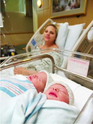 twins at birth